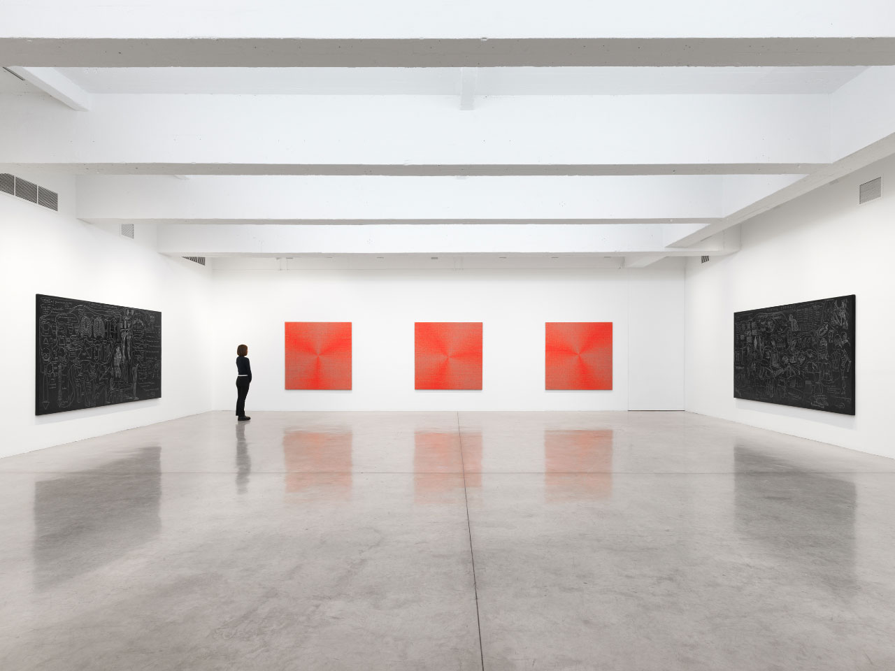 Get Closer to Analia Saban’s New Paint-Woven Work