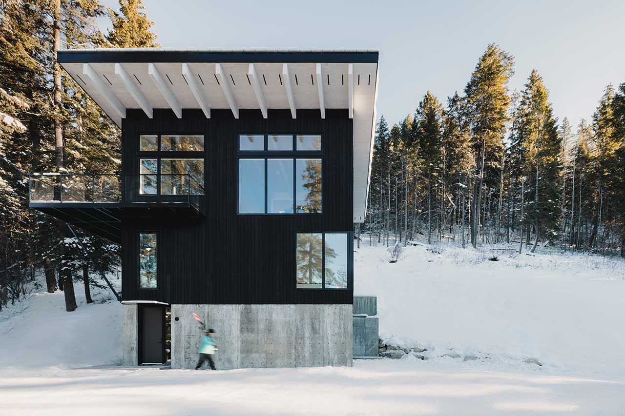A Modern Cabin Rises Above the Trees to Maximize the Views