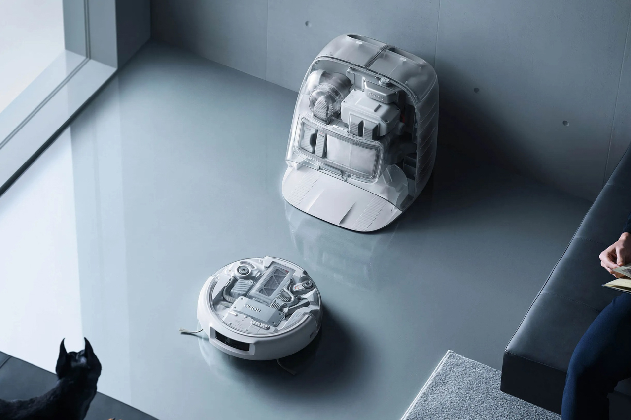 DJI’s First Robotic Vacuum Comes With a Transparent Outer Shell