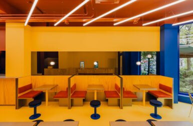 A New Burger Eatery in Berlin Serves Up Bold Flavor and Color